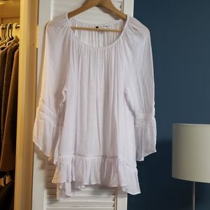 White summer blouse